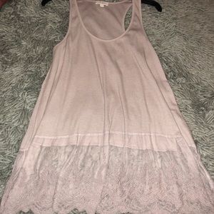 Lace tank top